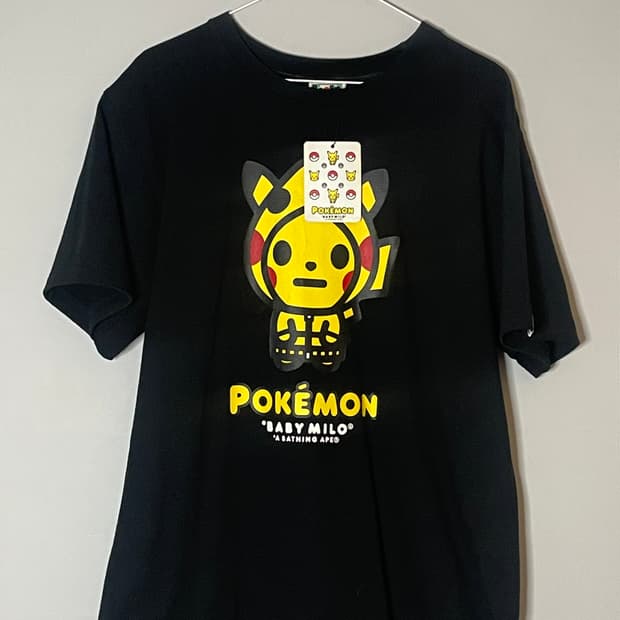 베이프 포켓몬 피카츄 반팔 L