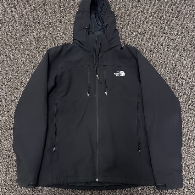 노스페이스 소프트쉘 바람막이 자켓 블랙 M