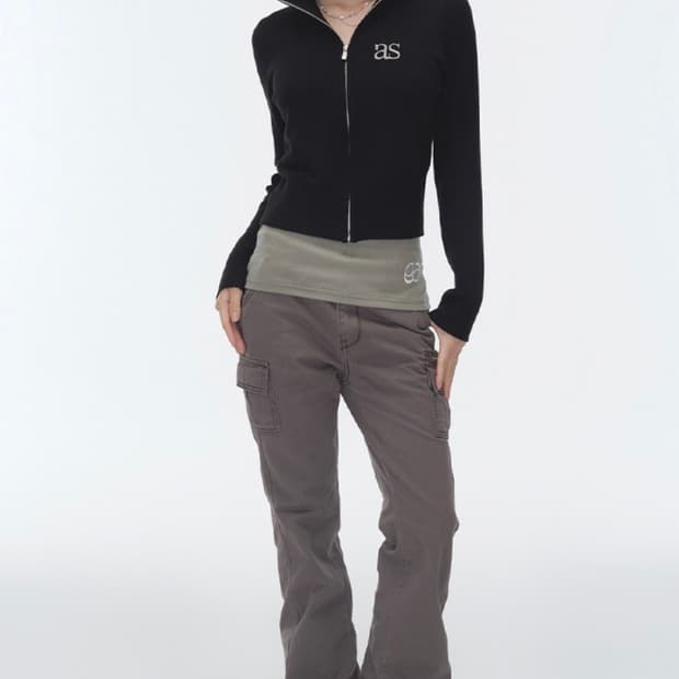 새상품) 애즈온 minutes 카고팬츠 차콜 m