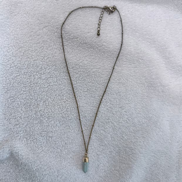 원석 골드 빈티지 목걸이