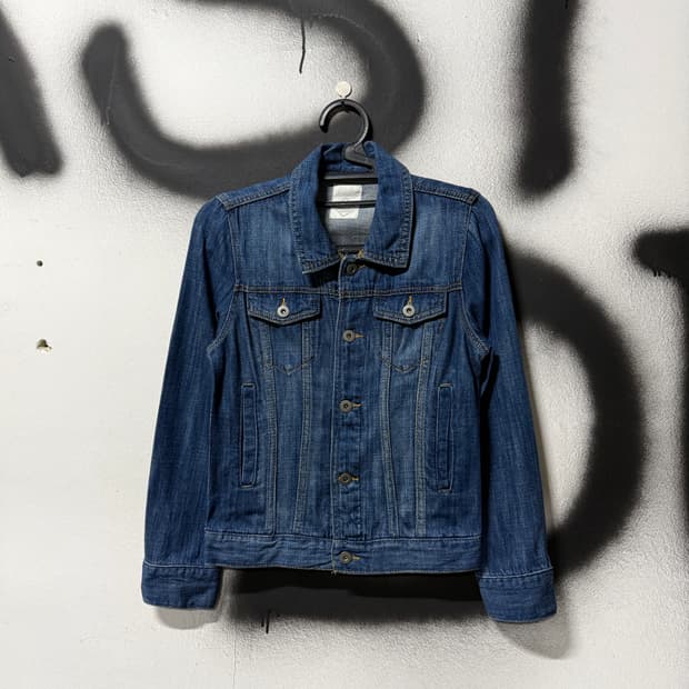 어반리서치 컬렉션 오리지널 스티치 크롭 데님 자켓