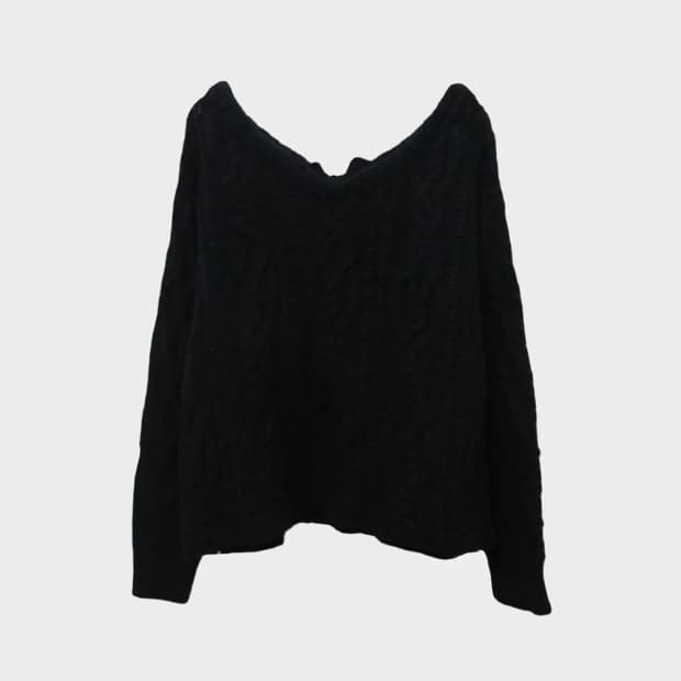 MAJESTIC LEGON 꽈배기 니트 62428