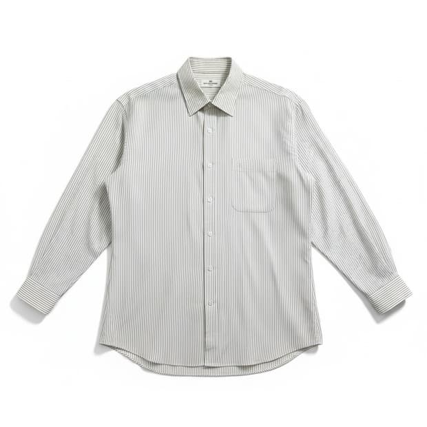 발렌시아가 파리 BB 로고 스트라이프 셔츠