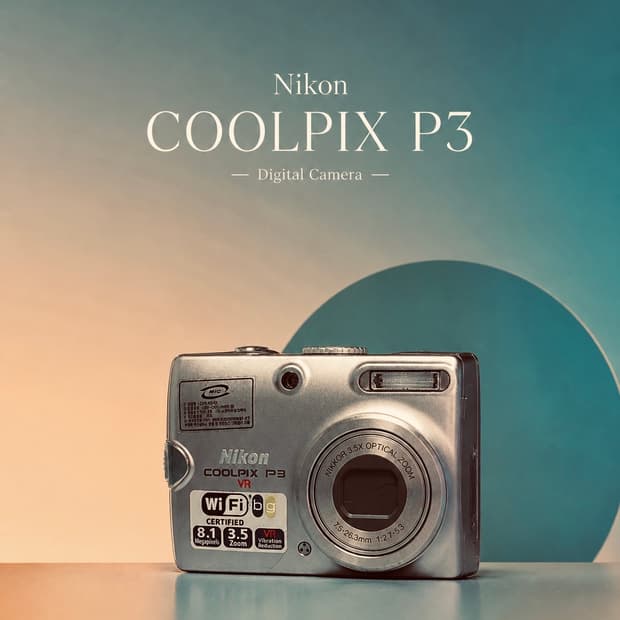 📸💖✨ 니콘 쿨픽스 P3 (Nikon Coolpix P3) ✨💖📸