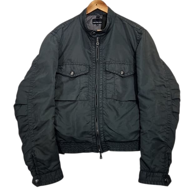 캘빈클라인 나일론 봄버 자켓