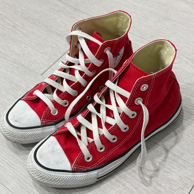 컨버스 척테일러 하이 레드 240