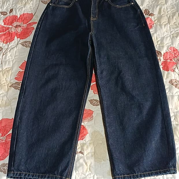 토피 와이드청바지 31인치 기장102