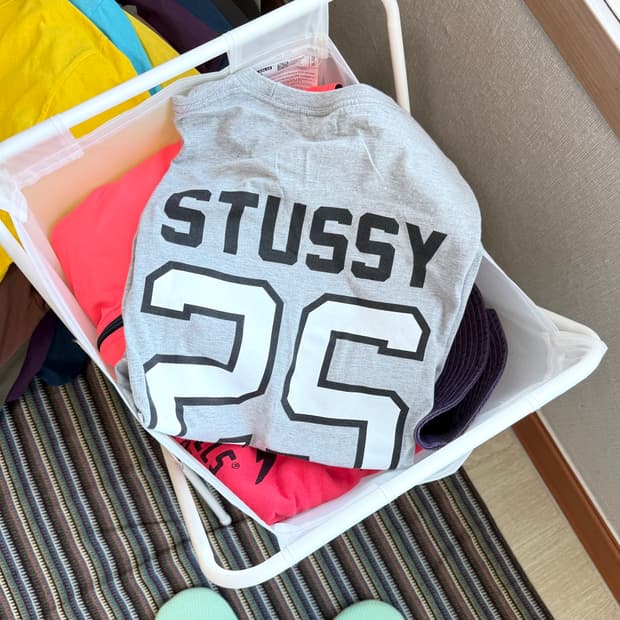 스투시 져지 반팔 티셔츠