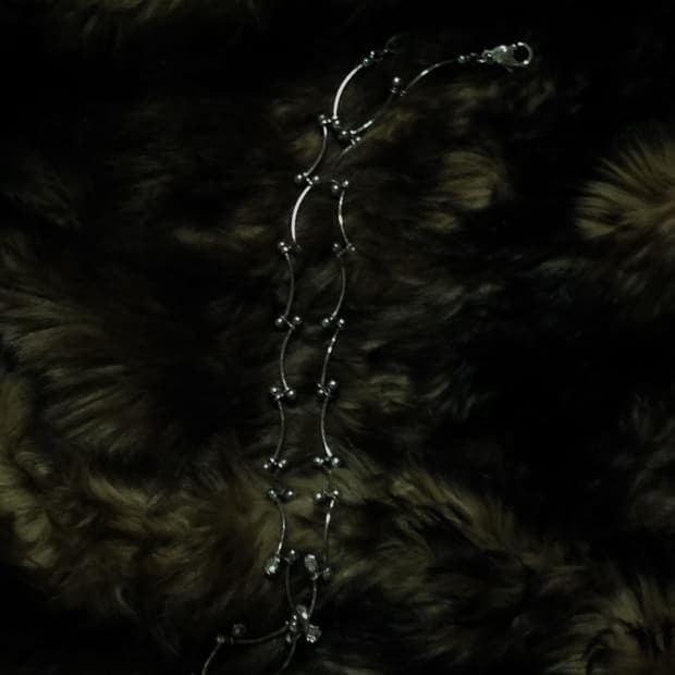 Silver Tide Ring Necklace