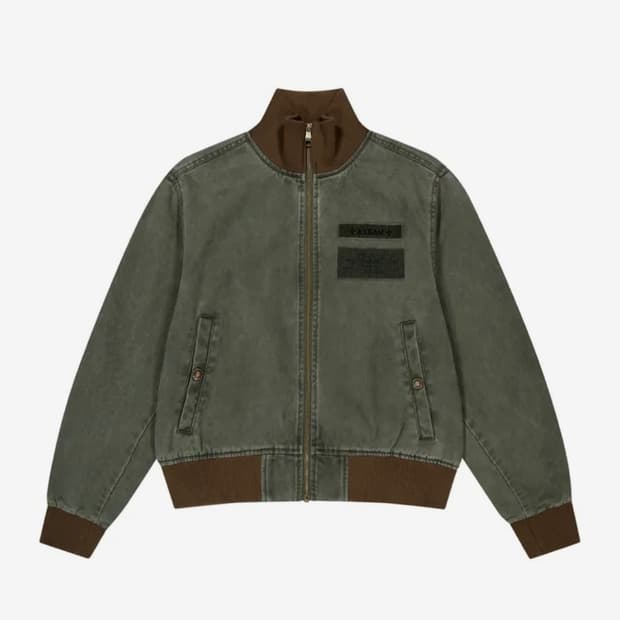 아캄 Washed Velcro Jacket (Khaki) 2사이즈