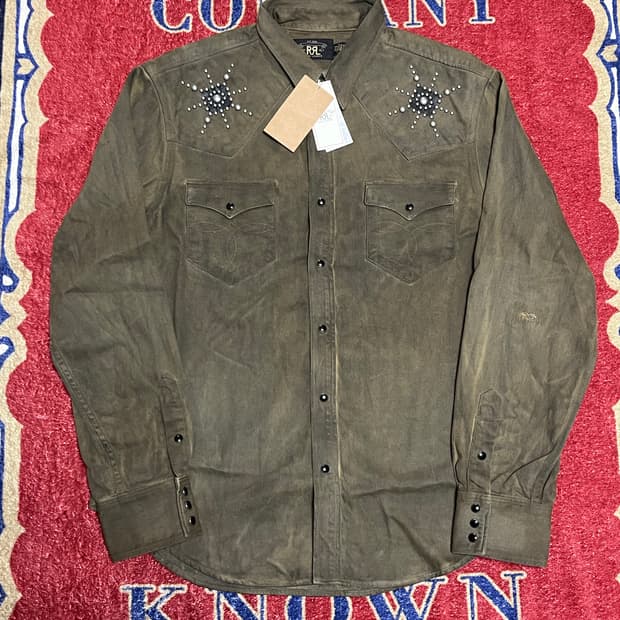 더블알엘 (RRL) 스터드 웨스턴 셔츠 