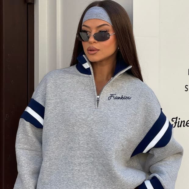 Frankies bikini 반집업 스웨트셔츠 맨투맨