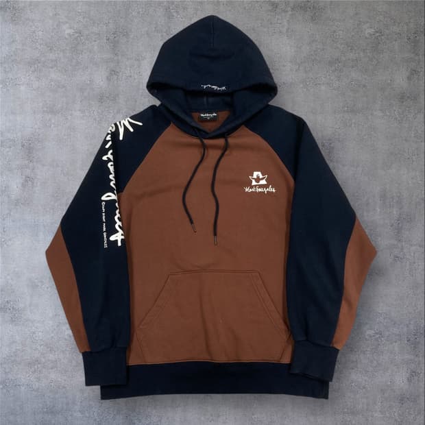 마크곤잘레스 믹스 컬러 스펠아웃 로고 후드티