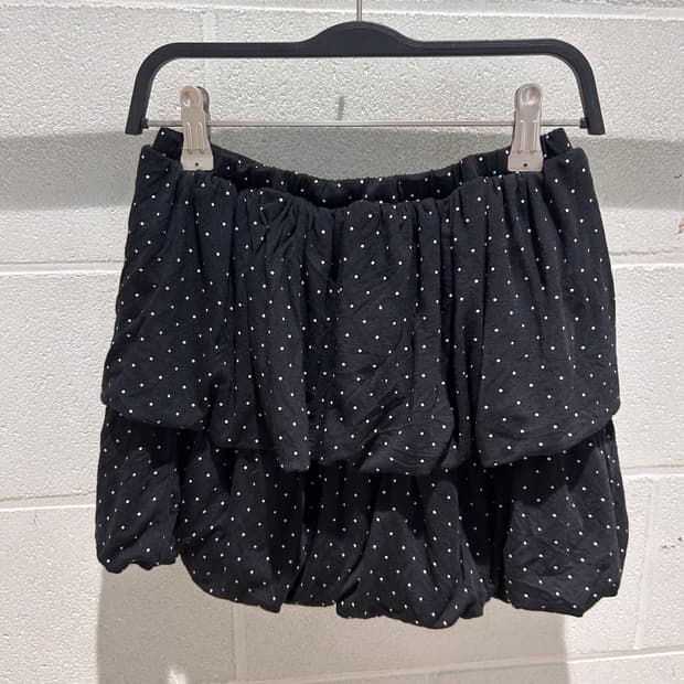 Vintage y2k Dot Balloon Skirt