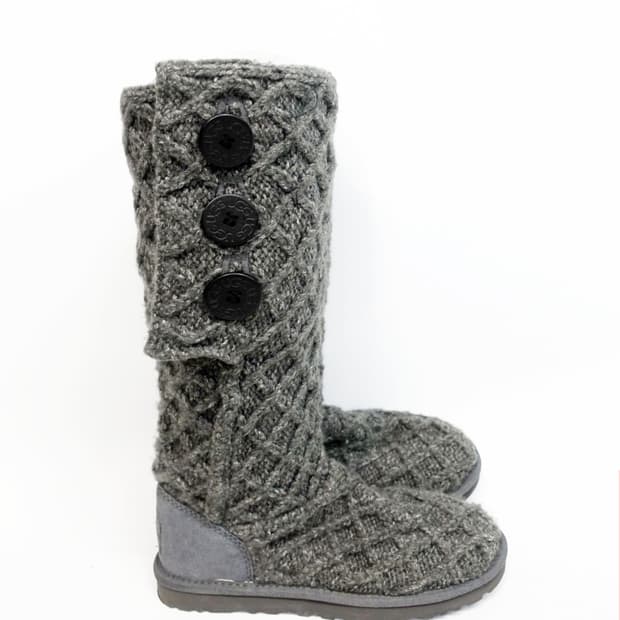 어그 니트 부츠 230