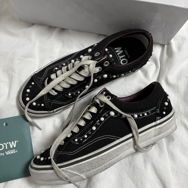 반스 OTW 올드스쿨 리이슈 36 펄라이즈드 블랙