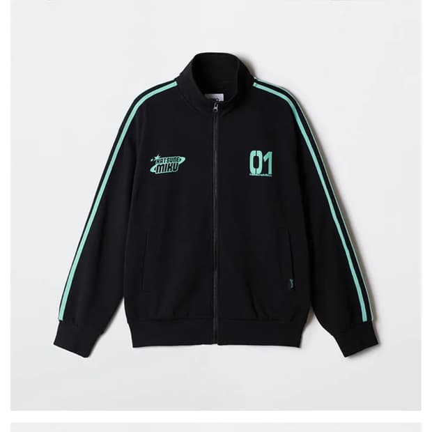 하츠네 미쿠 스파오 져지 자켓 블랙 L 사이즈