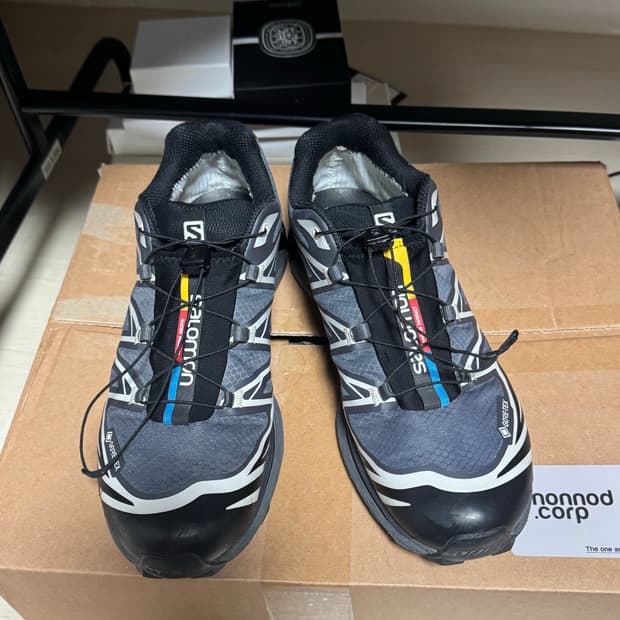 살로몬 xt-6 고어텍스 블랙 에보니