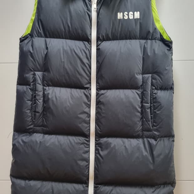 Msgm 롱패딩 조끼