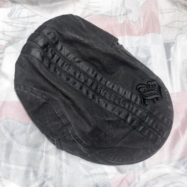 Vintage Leather Three-Line Hunting Cap