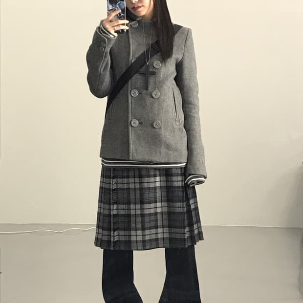 Moussy Classic Double Wool Coat