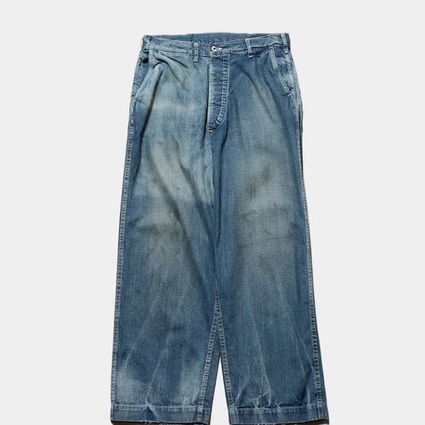 구매) 아프레쎄 데님 덩가리 팬츠