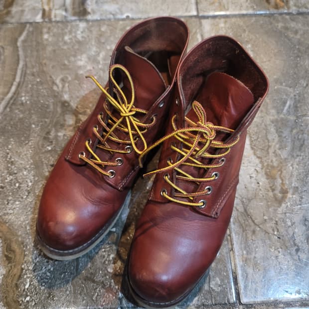 레드 윙 부츠  브라운계 레더 USA제 6-INCH 9105