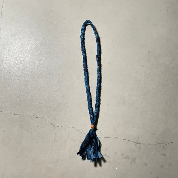 KZ Atelier  Hand Braided Fabric Necklac