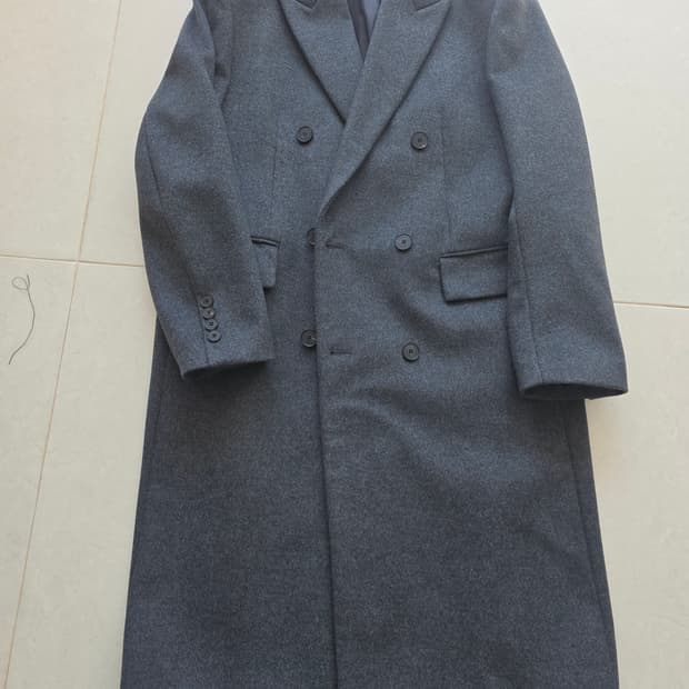 마마가리 21fw 울캐시 더블코트 챠콜 50
