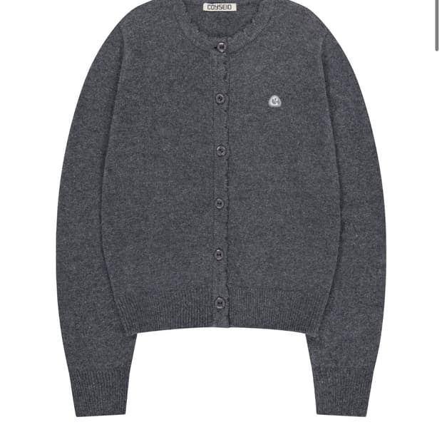 코이세이오 플라워버튼 가디건