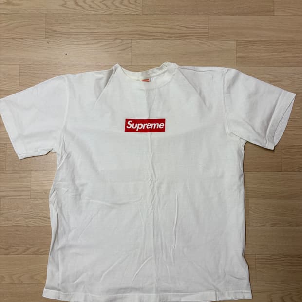 [XL]빈티지 슈프림 박스로고 티셔츠