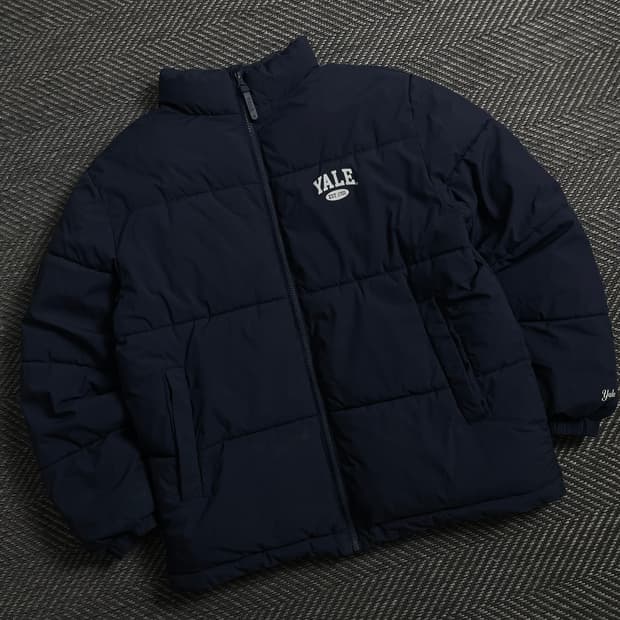 YALE 예일 로고 베이직 푸퍼 패딩 y 4254