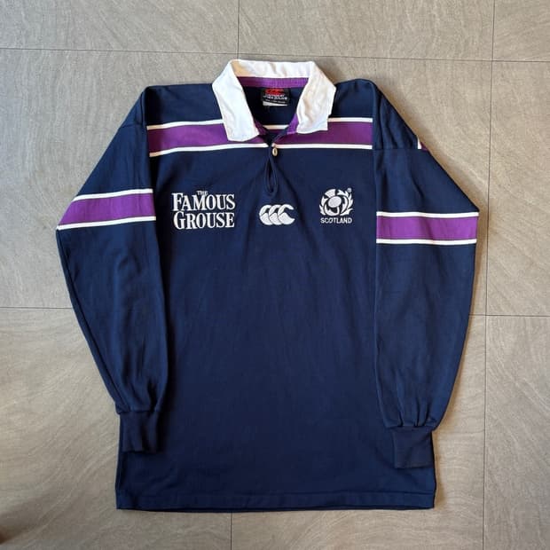 90s Vintage 90년대 뉴질랜드 생산 럭비 티셔츠 