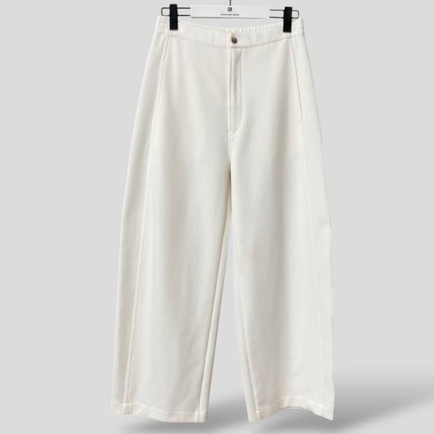 (여성L)유니클로U 와이드 저지 커브팬츠