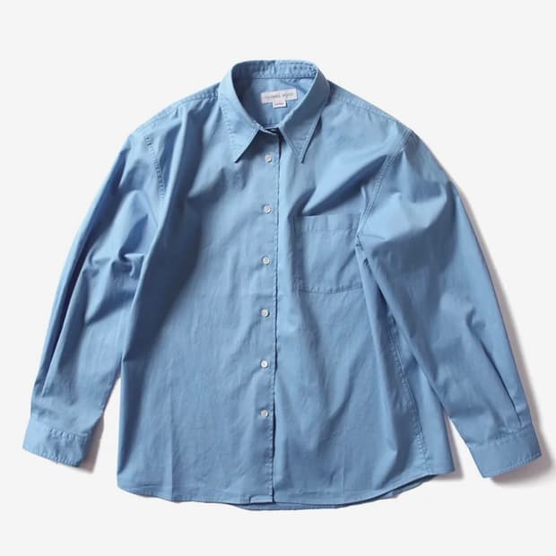 토마스모어 피마 트윌 셔츠 라이첸블루 XL