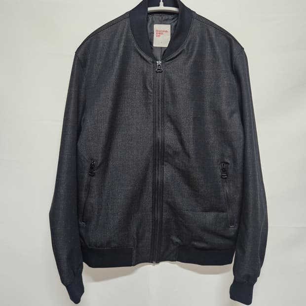 에잇세컨즈 레이온 블루종 L