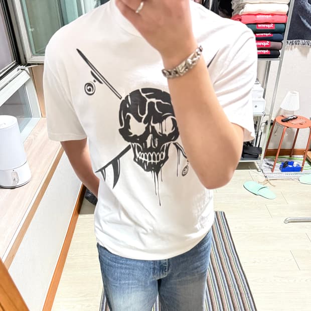 스투시 네이버후드 본야드 반팔 티셔츠