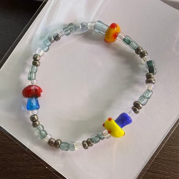 crazy mushroom bracelet