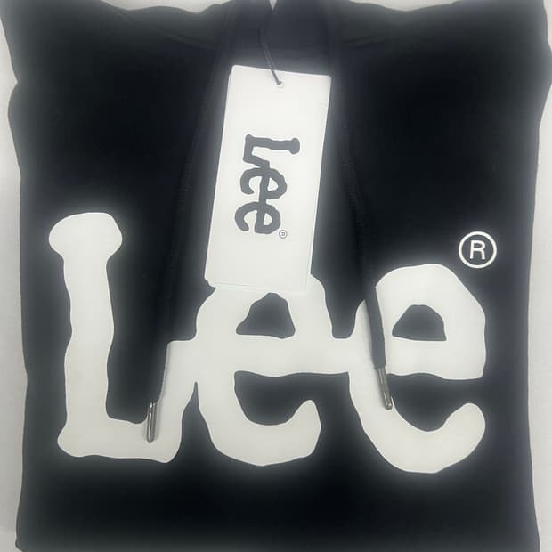 Lee 트위치 로고 후드티 블랙 L사이즈