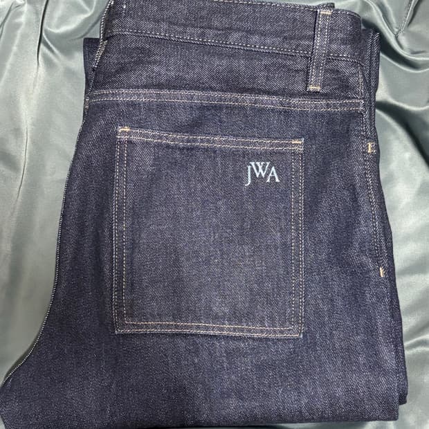 유니클로 JWA 스트레이트진 68 BLUE