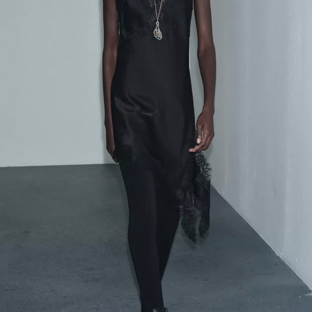 자라 언발란스 레이스 원피스