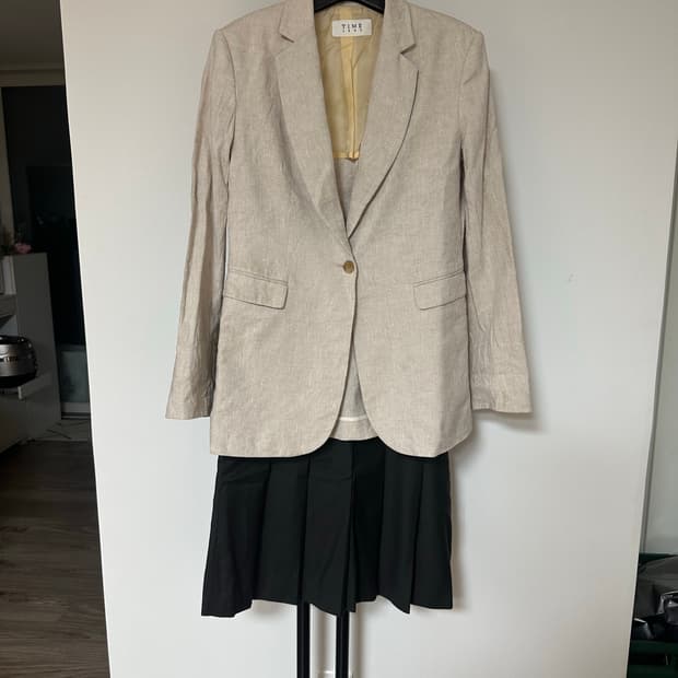 TIME타임  여성 주름 스커트