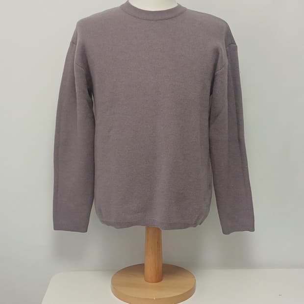 쿠어(COOR) 탑필 오버핏 니트 (더스티 퍼플)/