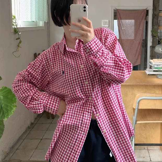 폴로 랄프로렌 체크 셔츠 (Man XL)
