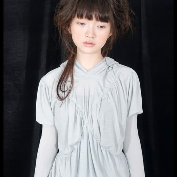 샵페어리 드레이프 후드 블루