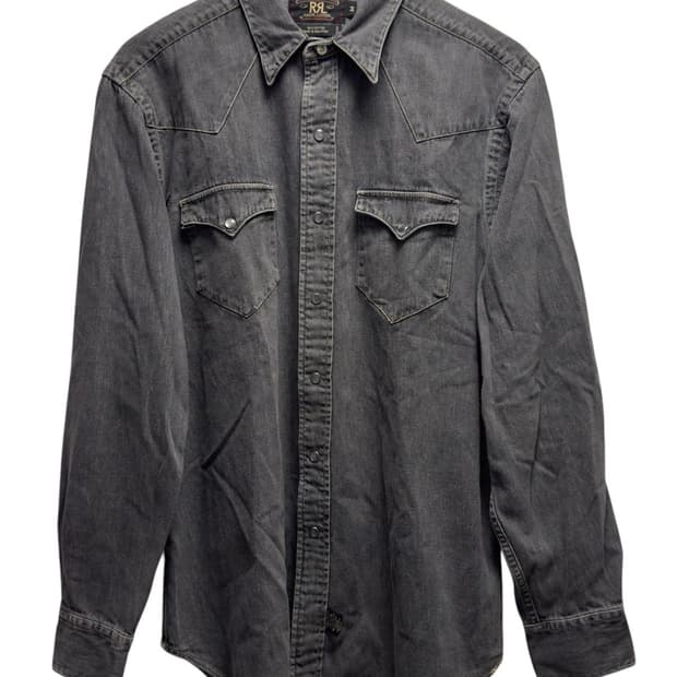 RRL 더블알엘 웨스턴 데님 셔츠