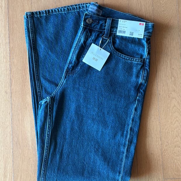 (새제품) 유니클로 jw앤더슨 스트레이트진 64블루 28사이즈