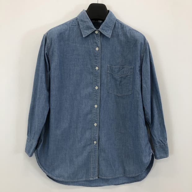 유니클로 샴브레이 포켓셔츠 M