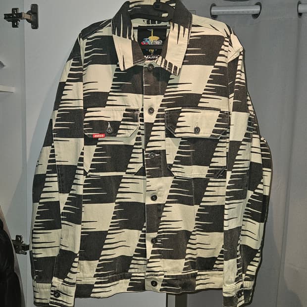 데우스엑스마키나 × 나이토 케이 트윌 체커 자켓 2XL