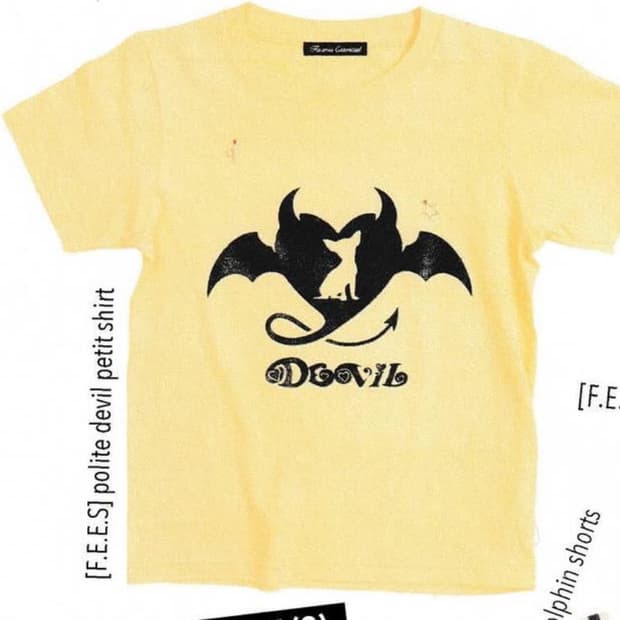 샵페어리 faerie 데빌 티셔츠 반팔